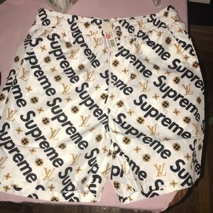 Designer swim trunks